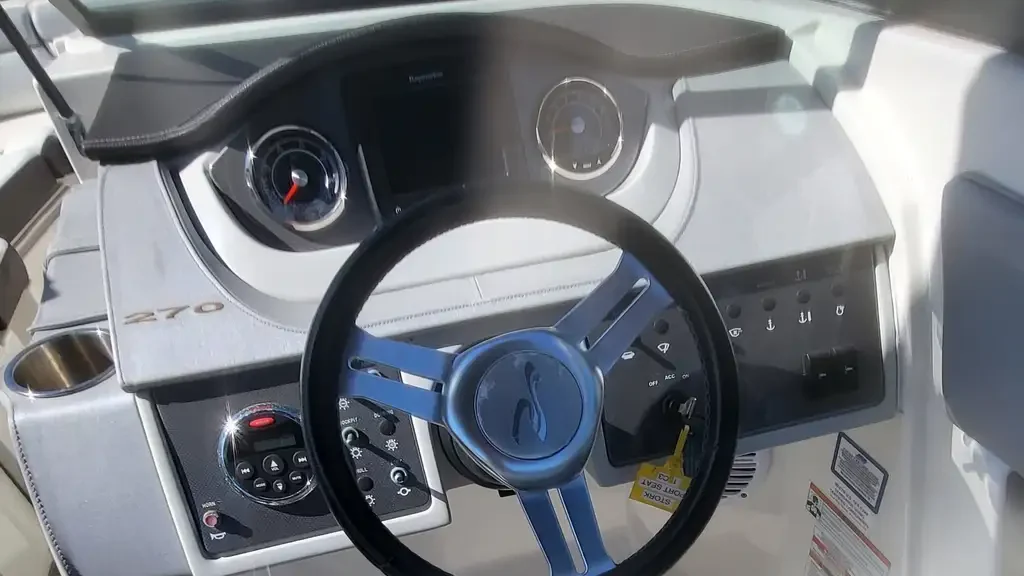 Sea Ray 270 SDX 350hp Rental Boat Cockpit - Amy's Boat Rental Cape Coral Florida