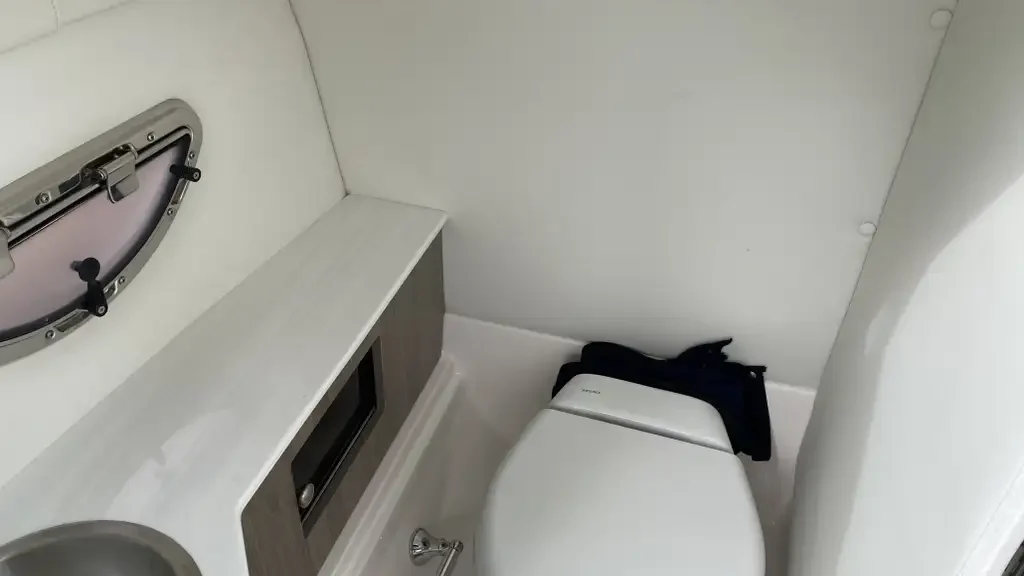 Regal 26 OBX 300hp Rental Boat Toilet - Amy's Boat Rental Cape Coral Florida